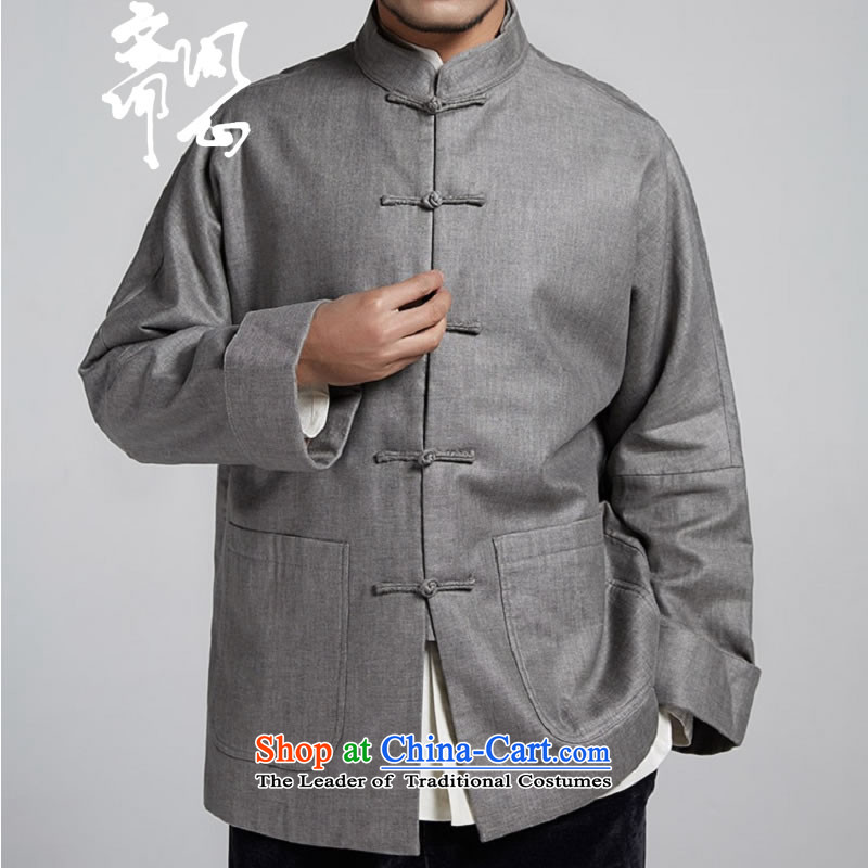 Q Shinsaibashi represented a health (New) Men's men, Tang with winter shoulder two off the cuff leisure jacket WXZ1107 Light Gray 48, asked the heart of Ramadan , , , shopping on the Internet