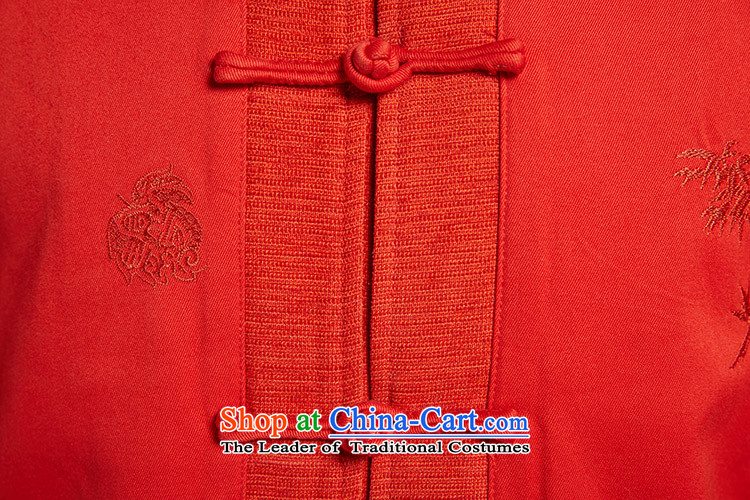 Q Shinsaibashi represented a health (New) Men's men's winter coats improved Tang Dynasty Chinese Disc detained stitching shirt WXZ1102 red-orange L picture, prices, brand platters! The elections are supplied in the national character of distribution, so action, buy now enjoy more preferential! As soon as possible.