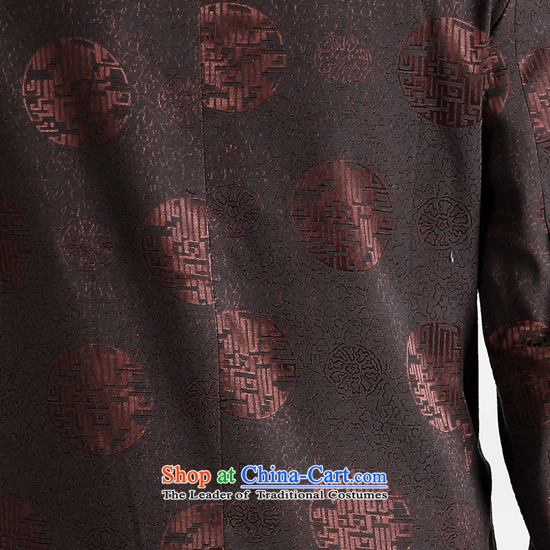  The elderly in the Tang dynasty gakka Tang dynasty older men's jackets of older persons and Tang dynasty autumn and winter clothes Brown , L, click G (GAKKA) , , , shopping on the Internet