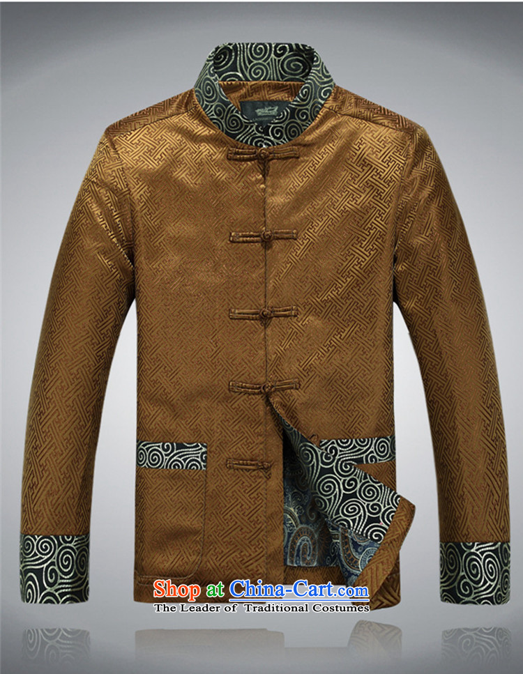 Top Luxury spring and autumn) jacket coat in men's older men Tang Dynasty Large Golden Grandpa tray clip relaxd long-sleeved Pullover elderly Men's Shirt A88021 jacket, purple men XXL/185 picture, prices, brand platters! The elections are supplied in the national character of distribution, so action, buy now enjoy more preferential! As soon as possible.