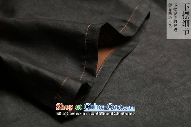 Renowned men silk short-sleeved Tang Dynasty Chinese shirt Men's Shirt herbs extract cloud of incense yarn men's short-sleeved black Large Tang dynasty 175 pictures, prices, brand platters! The elections are supplied in the national character of distribution, so action, buy now enjoy more preferential! As soon as possible.