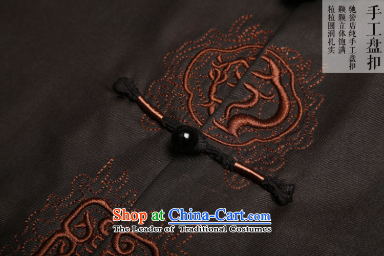 Father's Day men renowned Tang Dynasty silk incense cloud men's yarn short-sleeved T-shirt Chinese Men's Mock-Neck Summer Pack Black Movement 185 pictures, prices, brand platters! The elections are supplied in the national character of distribution, so action, buy now enjoy more preferential! As soon as possible.