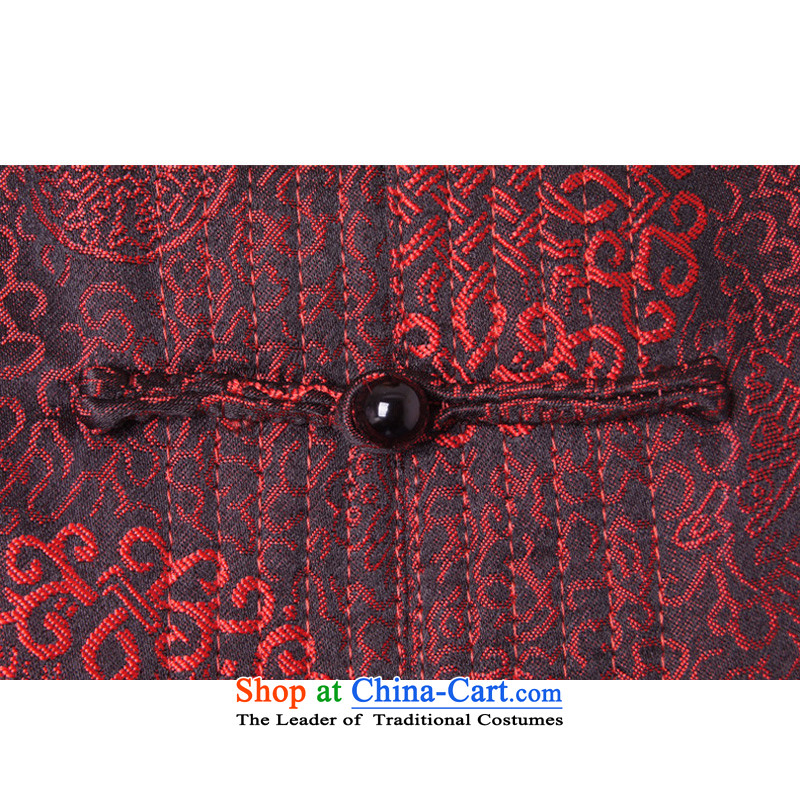 The original innovation line thre Bosnia and in Tang Dynasty replace older winter new cotton coat father replacing Tang clamp cotton shirt FD-14016 Espresso Wine red XXXL/190, thre line (gesaxing and Tobago) , , , shopping on the Internet