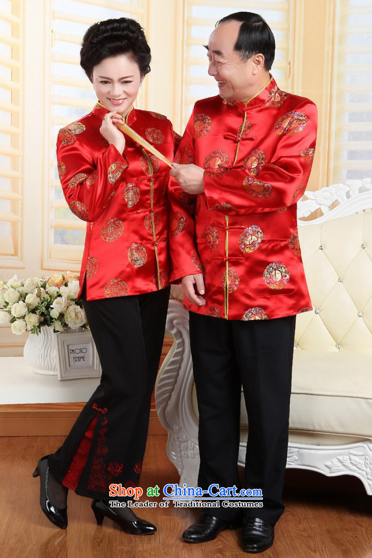 To Jing Ge older couples with Tang dynasty China wind collar dress the wedding service life will red women XL Photo, prices, brand platters! The elections are supplied in the national character of distribution, so action, buy now enjoy more preferential! As soon as possible.