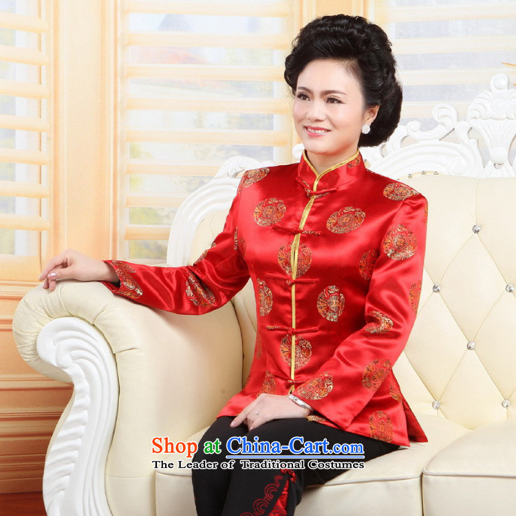 To Jing Ge older couples with Tang dynasty China wind collar dress the wedding service life will red women XL Photo, prices, brand platters! The elections are supplied in the national character of distribution, so action, buy now enjoy more preferential! As soon as possible.