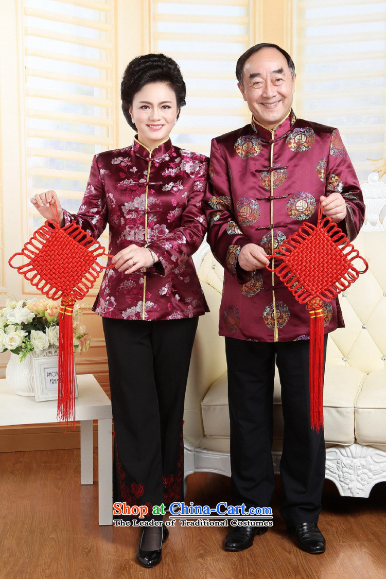 Shanghai, optimization options in Tang Dynasty older couples with collar China wind dress the wedding service life red men M picture, prices, brand platters! The elections are supplied in the national character of distribution, so action, buy now enjoy more preferential! As soon as possible.