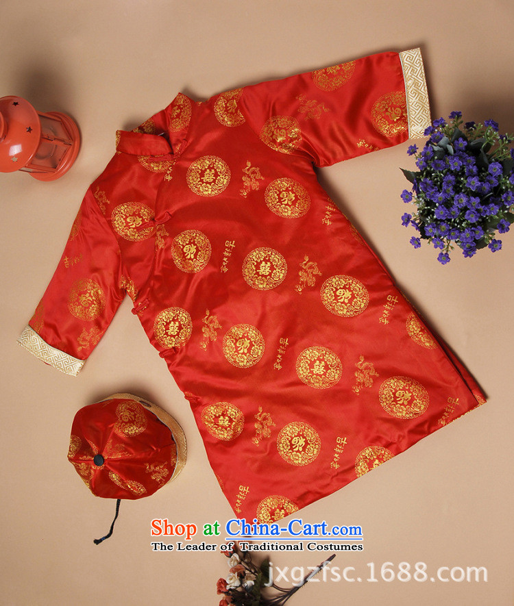 Ms Au King Mansion to Tang dynasty autumn and winter new child Tang dynasty robe boy plus cotton-style robes X183-a Cheongsams Red XXL picture, prices, brand platters! The elections are supplied in the national character of distribution, so action, buy now enjoy more preferential! As soon as possible.