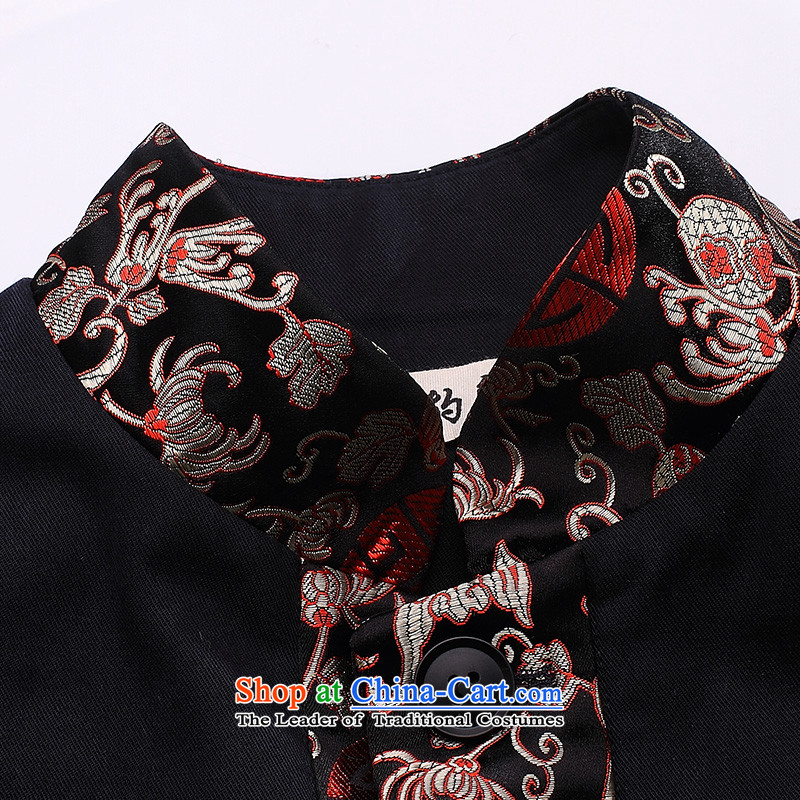 Jockeys Leopard Health China wind men Tang jackets of young men from the Chinese Han-T-shirt national costumes autumn and winter new dresses designer brands XXXL, Red Riding Leopard (QIBAOLANG) , , , shopping on the Internet
