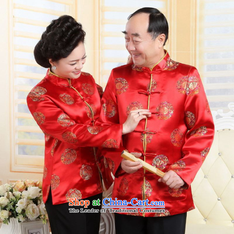 Shanghai, optimization options in Tang Dynasty older couples with collar China wind dress the wedding service life will red men in Shanghai, optimize option M , , , shopping on the Internet