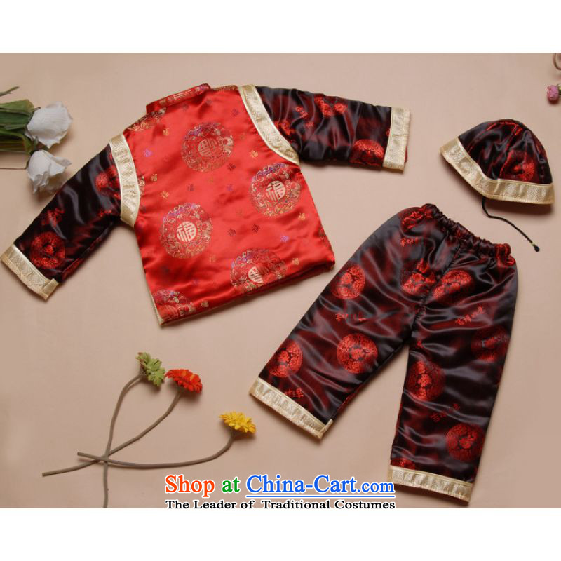 Shanghai, optimization options for autumn and winter by Tang Dynasty Tang dynasty children new robe boy children X188 robe , optimized L, Shanghai Red options , , , shopping on the Internet