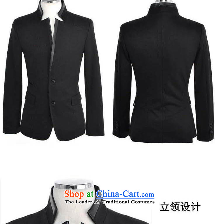 Hua Yu Lion Chinese tunic collar leisure suit male Korean small jacket Sau San Tong replacing men black 185/XXL picture, prices, brand platters! The elections are supplied in the national character of distribution, so action, buy now enjoy more preferential! As soon as possible.