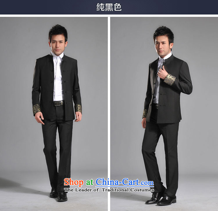 Tsing Yu Sau San men Wearing Tang Dynasty Chinese dragon tattoo cuffs men-collar jacket students Sau San JY1621 replacing black Tang blouses L picture, prices, brand platters! The elections are supplied in the national character of distribution, so action, buy now enjoy more preferential! As soon as possible.