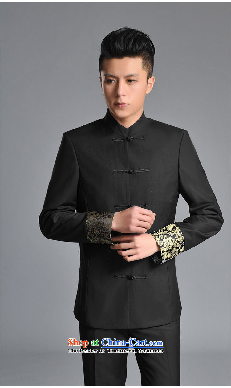 Dan (SE ) Tang dynasty DAINSIDON Men's Mock-Neck Kit Chinese men casual Sau San students with chinese new partners who wedding dress Kit Black XL Photo, prices, brand platters! The elections are supplied in the national character of distribution, so action, buy now enjoy more preferential! As soon as possible.