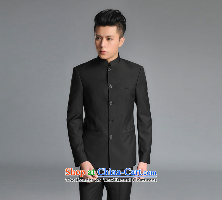 Dan ( DAINSIDON SE) autumn and winter Men's Mock-Neck Chinese tunic stylish Chinese Tang dynasty Chinese students national youth with the bridegroom marriage suits black Chinese tunic L picture, prices, brand platters! The elections are supplied in the national character of distribution, so action, buy now enjoy more preferential! As soon as possible.