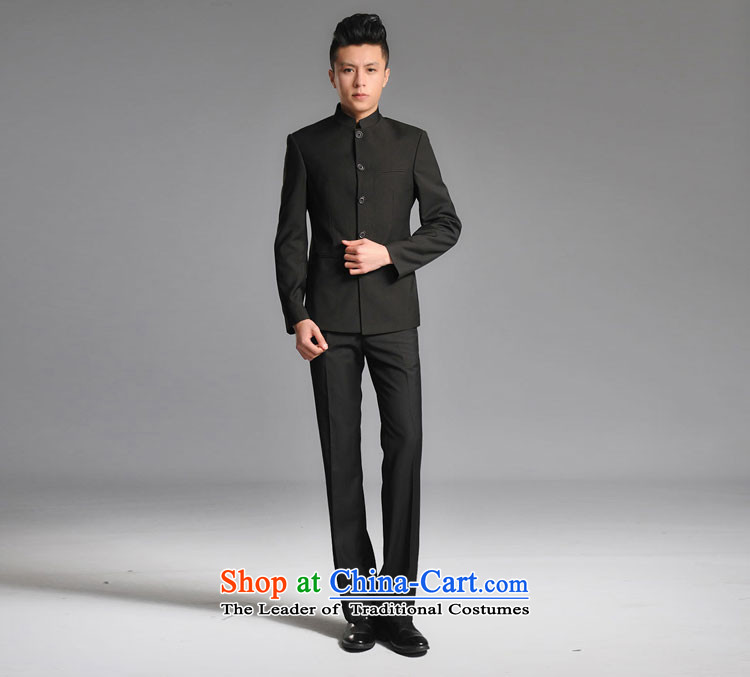 Dan ( DAINSIDON SE) autumn and winter Men's Mock-Neck Chinese tunic stylish Chinese Tang dynasty Chinese students national youth with the bridegroom marriage suits black Chinese tunic L picture, prices, brand platters! The elections are supplied in the national character of distribution, so action, buy now enjoy more preferential! As soon as possible.