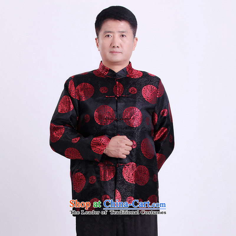Silver armor in older men Tang Dynasty Large) thin Male Male Male spring loaded Tang winter coats older persons Shou Tang-pack Black 4XL, Silver Armor , , , shopping on the Internet