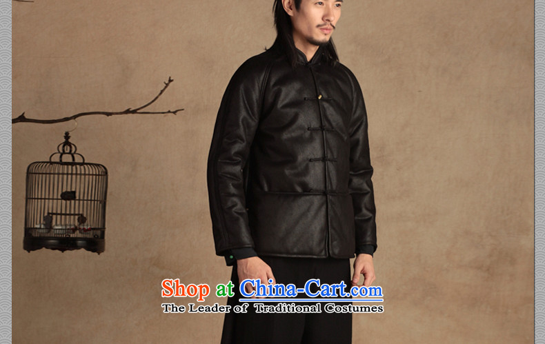 Cd 3 Model China wind devils leather garments robe Chinese Disc detained men Tang dynasty fur coat thickness one winter Black XL giant Sau San Picture, prices, brand platters! The elections are supplied in the national character of distribution, so action, buy now enjoy more preferential! As soon as possible.