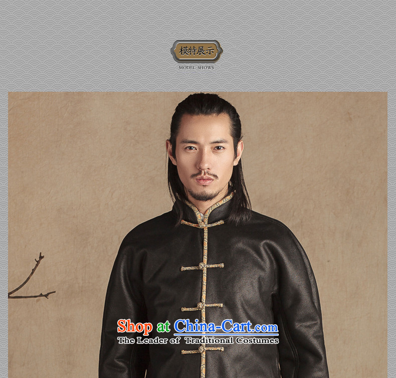 Third, China will be permitted to cd leather garments robe Chinese Stylish colors to hem jacket spell Men's Shirt leisure winter Sau San Black (M) Picture, prices, brand platters! The elections are supplied in the national character of distribution, so action, buy now enjoy more preferential! As soon as possible.