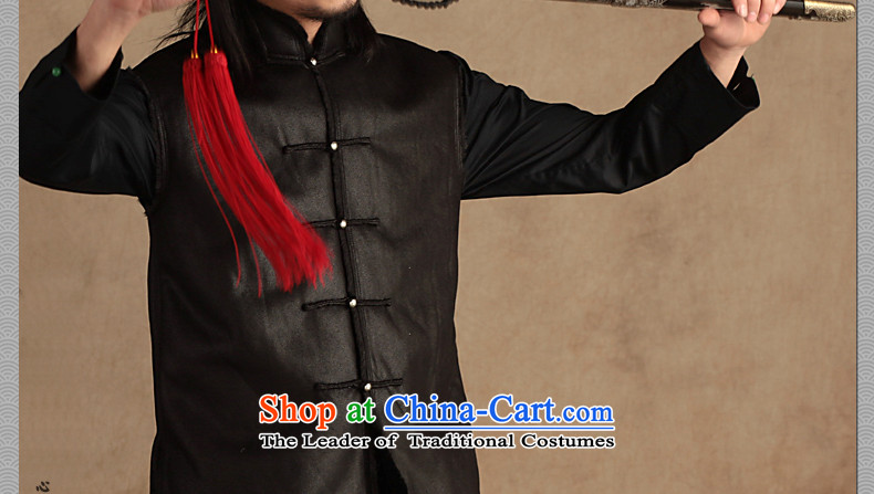 Cd 3 China wind men national leather garments cotton, a silver-plated tray snap autumn and winter Sau San Chinese Tang dynasty improved thick black XL pictures, price jumbo, brand platters! The elections are supplied in the national character of distribution, so action, buy now enjoy more preferential! As soon as possible.
