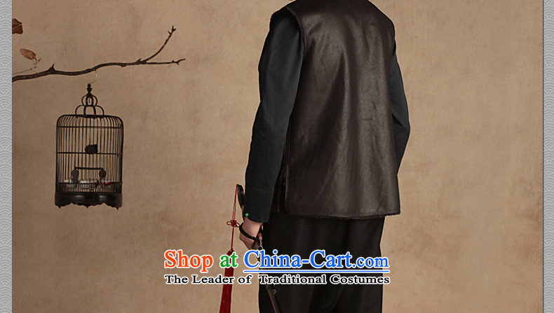 Cd 3 China wind men national leather garments cotton, a silver-plated tray snap autumn and winter Sau San Chinese Tang dynasty improved thick black XL pictures, price jumbo, brand platters! The elections are supplied in the national character of distribution, so action, buy now enjoy more preferential! As soon as possible.