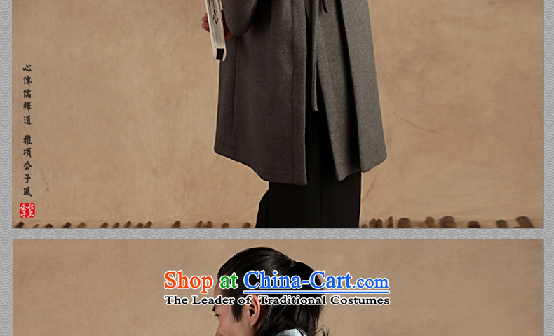 Cd 3 China wind Hon James wool? Tang dynasty jacket men national Chinese Han-coats leisure thick winter Hyun black large picture (L), prices, brand platters! The elections are supplied in the national character of distribution, so action, buy now enjoy more preferential! As soon as possible.