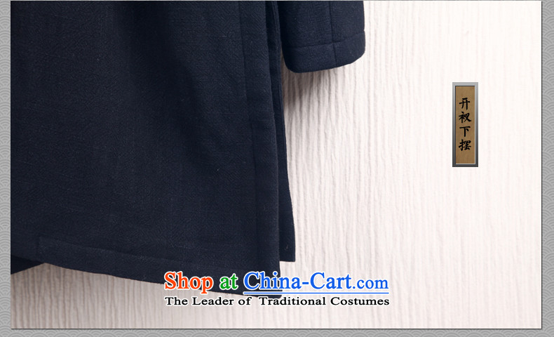 Cd 3 Model Jing Ke China Wind netbook sleeve cotton wool linen Tang dynasty male national linen coat of Tang Dynasty winter new small dark green (S) Picture, prices, brand platters! The elections are supplied in the national character of distribution, so action, buy now enjoy more preferential! As soon as possible.