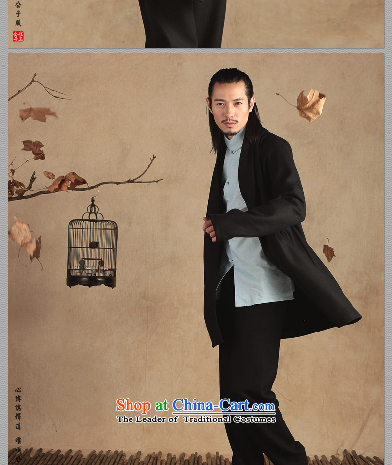 Third, China who were only wool? Long frock coat Tang jackets gowns Chinese Han-thick black fuyuo (M) Picture, prices, brand platters! The elections are supplied in the national character of distribution, so action, buy now enjoy more preferential! As soon as possible.