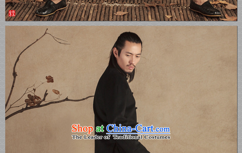 Cd 3 model auspicious China wind Tang Dynasty Recreation and wool Chinese tunic collar jacket? National Autumn and winter clothing in the new Black (M) picture Hyun, prices, brand platters! The elections are supplied in the national character of distribution, so action, buy now enjoy more preferential! As soon as possible.