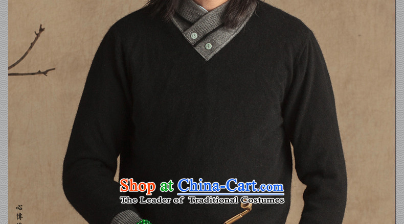 Cd 3 China wind stingrays fluff Yi Tang dynasty improved ties Jade Chinese Young Men's National Winter Sweater thickened Sau San black large picture (L), prices, brand platters! The elections are supplied in the national character of distribution, so action, buy now enjoy more preferential! As soon as possible.
