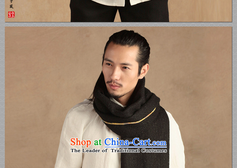 Cd 3 Model China wind wool men scarf Chinese cashmere shawls winter long new large black (L) picture Hyun, prices, brand platters! The elections are supplied in the national character of distribution, so action, buy now enjoy more preferential! As soon as possible.