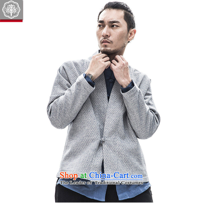 To Tree China wind male Han-to-thick cotton linen long-sleeved sweater winter Chinese men ball-Tang Dynasty to the color of aloes giant tree (EYENSREE) , , , shopping on the Internet