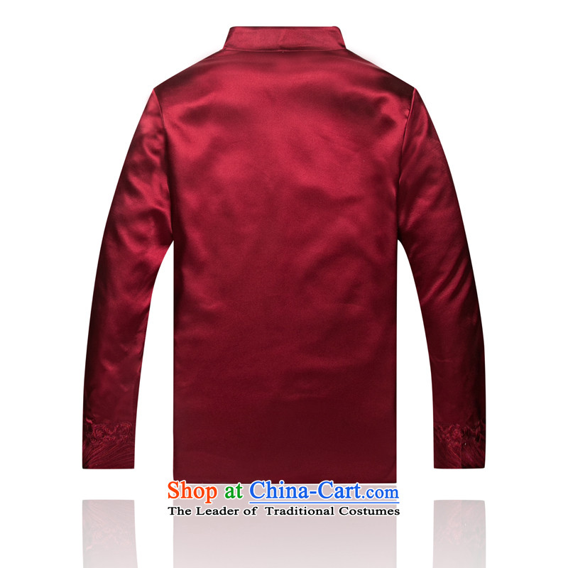 7766 Men's Jackets APEC Load New Men Tang Dynasty Chinese dress with shirts of autumn and winter clothing S/165, espresso and line (gesaxing thre) , , , shopping on the Internet