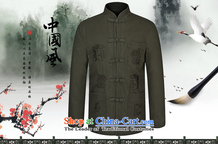 Darth their new, Spring and Autumn Tang dynasty business and leisure dragon embroidery Pure Cotton Quality men l replacing men Tang Dynasty Large jacket color pictures, 185 pickled price, brand platters! The elections are supplied in the national character of distribution, so action, buy now enjoy more preferential! As soon as possible.