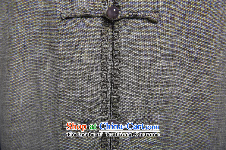 Q Shinsaibashi represented a health (autumn and winter men new long-sleeved shirts Chinese embroidery autumn jacket WXZ1130 light gray XXL picture, prices, brand platters! The elections are supplied in the national character of distribution, so action, buy now enjoy more preferential! As soon as possible.