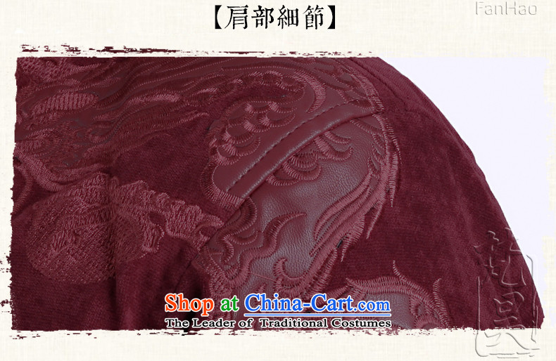 Van Gogh's 2015 autumn and winter coats in Tang Dynasty men older solid color embroidered dragon tattoo jacket men D1583 RED XXXL picture, prices, brand platters! The elections are supplied in the national character of distribution, so action, buy now enjoy more preferential! As soon as possible.
