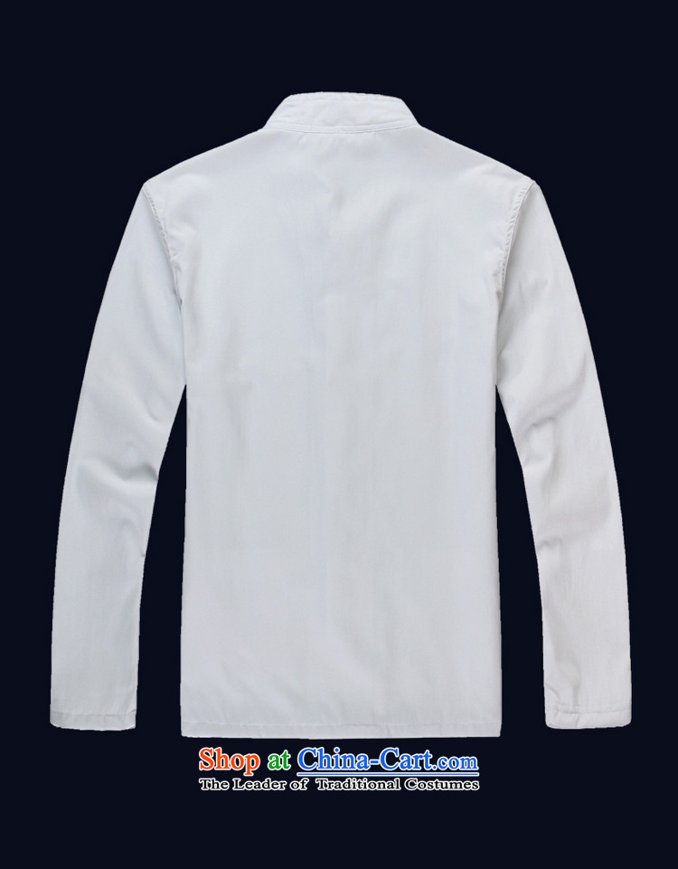 Shuai 2015 Ocean spring outfits men forming the Tang dynasty shirt shirt long-sleeved shirt China wind male Chinese shirt classic white 43/185 picture, prices, brand platters! The elections are supplied in the national character of distribution, so action, buy now enjoy more preferential! As soon as possible.