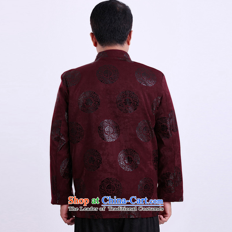 There is a property in the Chinese Tang dynasty older men's jackets too large Soo-thick men China wind men red with XL, Monogatari (wuyouwuyu) , , , shopping on the Internet