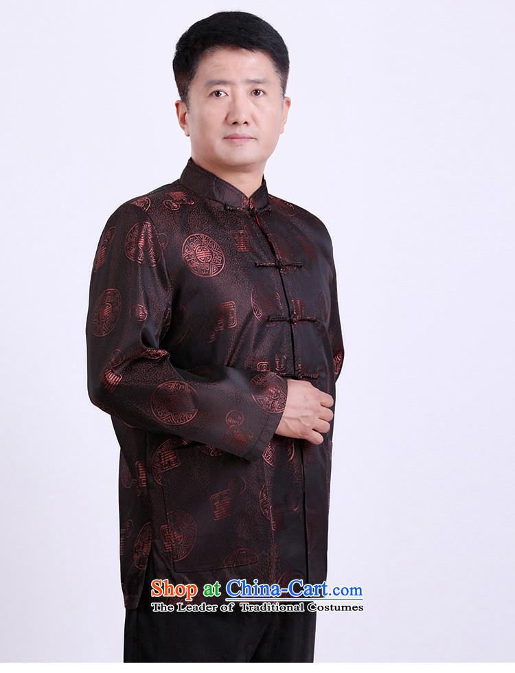 With the Chinese Tang dynasty men's large number of elderly persons, extra thick winter clothing brown XXL spring birthday picture, prices, brand platters! The elections are supplied in the national character of distribution, so action, buy now enjoy more preferential! As soon as possible.