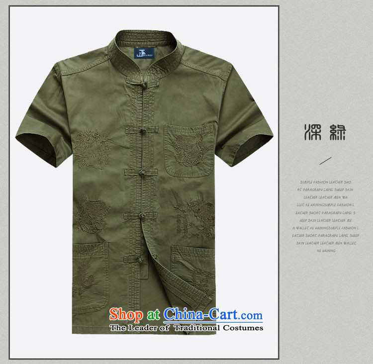 - Wolf JEYA-WOLF, New Tang dynasty men's short-sleeved T-shirt cotton bamboo charcoal light summer of Tang Dynasty men casual green 175/L national picture, prices, brand platters! The elections are supplied in the national character of distribution, so action, buy now enjoy more preferential! As soon as possible.