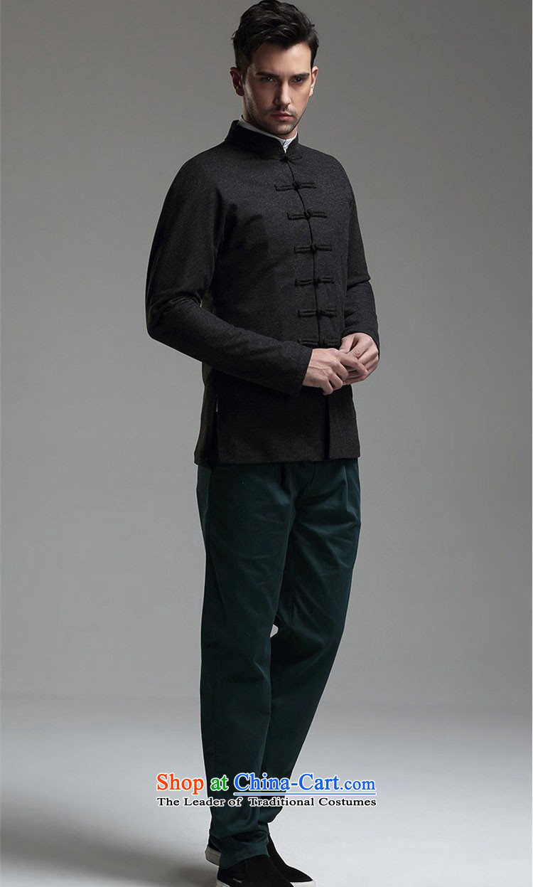 Azzu defense (azouari) China wind men long-sleeved blouses winter Tang Dynasty Chinese collar Sau San spend gray XS picture jacket, prices, brand platters! The elections are supplied in the national character of distribution, so action, buy now enjoy more preferential! As soon as possible.