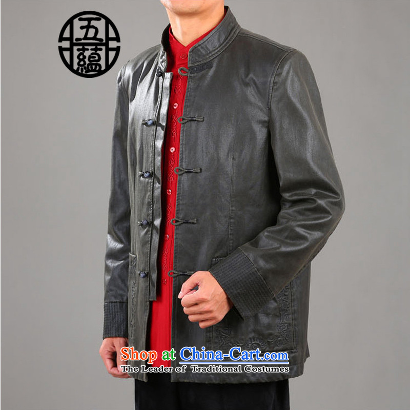 Azzu (azouari) defense men's jackets leisure retro Tang men dark red 54, AZOUS AZOUARI () , , , shopping on the Internet