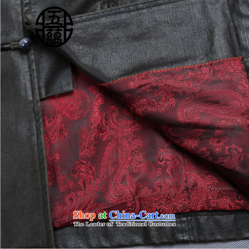 Azzu (azouari) defense men's jackets leisure retro Tang men dark red 54, AZOUS AZOUARI () , , , shopping on the Internet