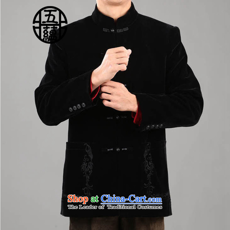 Azzu (azouari) defense men upscale Tang jackets Chinese collar warm Men's Shirt Black 46 AZZU AZOUARI () , , , shopping on the Internet