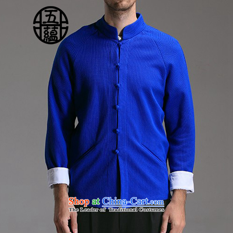 Azzu defense (azouari) China wind men Tang soy-knitted shirt, long-sleeved brown leisure XL, AZOUS AZOUARI () , , , shopping on the Internet
