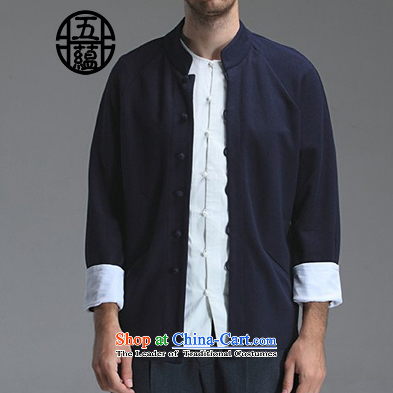 Azzu defense (azouari) China wind men Tang soy-knitted shirt, long-sleeved brown leisure XL, AZOUS AZOUARI () , , , shopping on the Internet