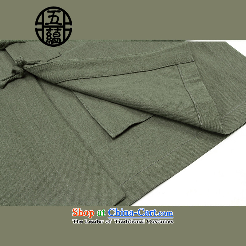 Azzu defense (azouari) China wind men Sau San Tong boxed long-sleeved jacket cotton removable green XL, Azous (AZOUARI) , , , shopping on the Internet