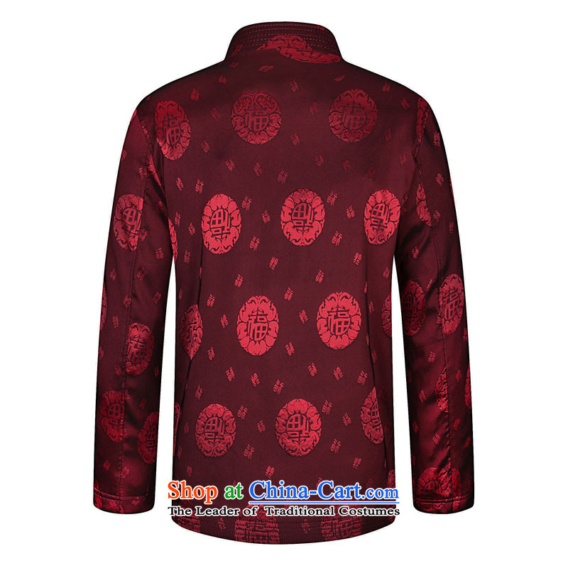 In 2015, the annual Kim Chun-load new China wind in older Men's Mock-Neck Tang dynasty fashion stamp Tang jackets decorated in Big Daddy atmospheric code T-shirt color navy , the Ho 190, shopping on the Internet has been pressed.
