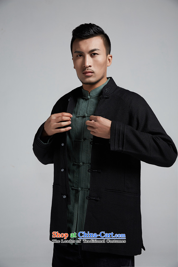 De Fudo Mahayana China wind improved stylish men Tang dynasty 2015 autumn and winter of Chinese three-tier cuff leisure jacket black 46/L picture, prices, brand platters! The elections are supplied in the national character of distribution, so action, buy now enjoy more preferential! As soon as possible.