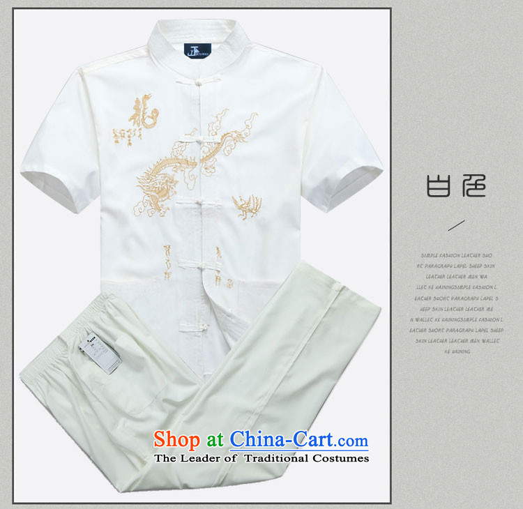 - Wolf JEYA-WOLF, New Package Tang dynasty men's short-sleeved light summer) Kit Man Tang casual kit retro embroidered dragon, dark blue set of pictures, prices, XL/180 brand platters! The elections are supplied in the national character of distribution, so action, buy now enjoy more preferential! As soon as possible.