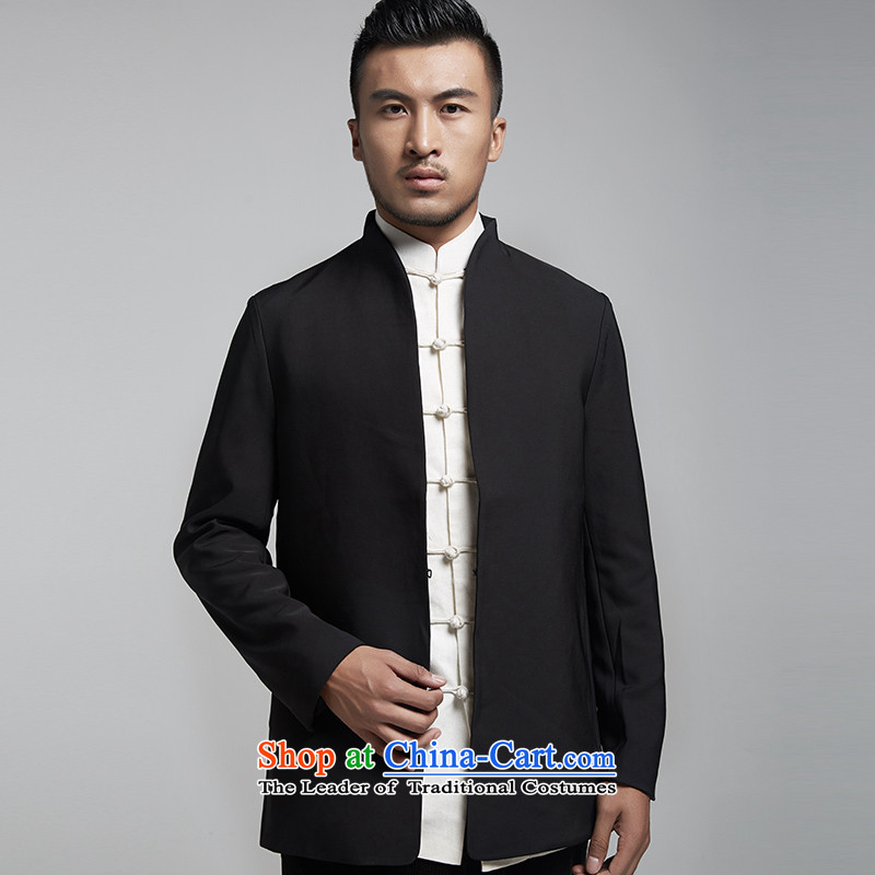 Fudo Han-LUNG TAK MAN Tang dynasty dress China wind long-sleeved sweater dinner hosted Sau San wedding clothes black M de fudo shopping on the Internet has been pressed.